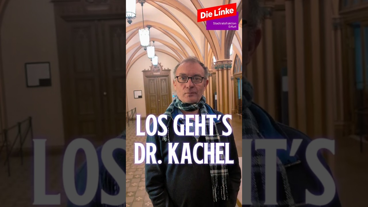 Neu! Dr. Steffen Kachel ist neues Fraktionsmitglied der Linken in Erfurt