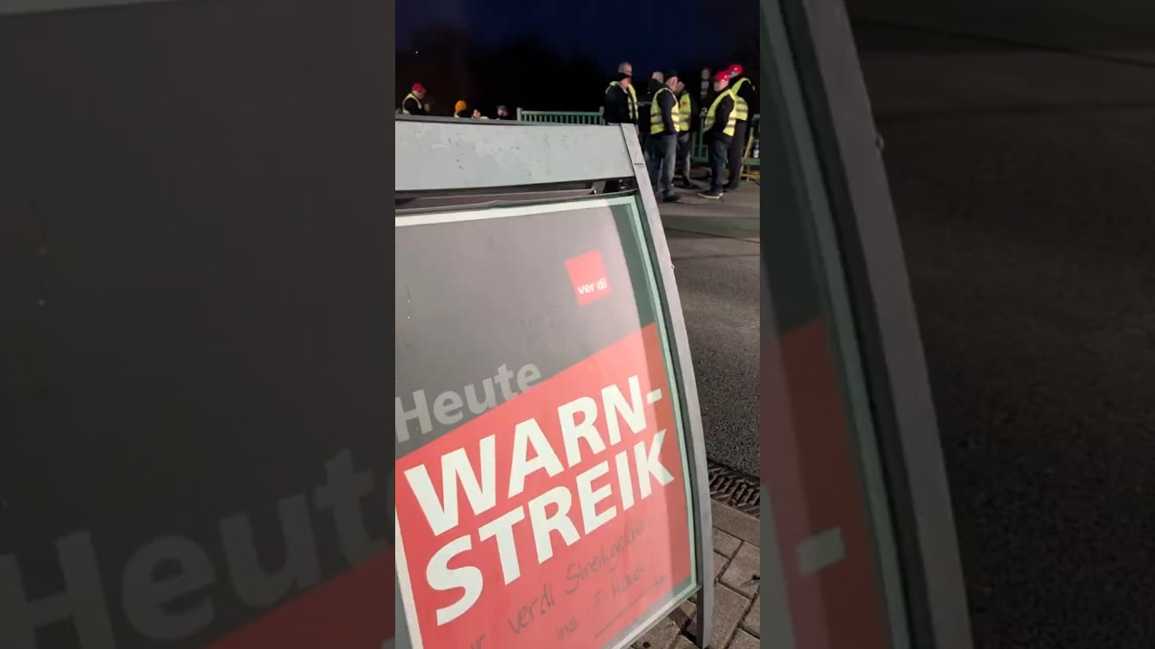 Warnstreik beim Erfurt Nahverkehr