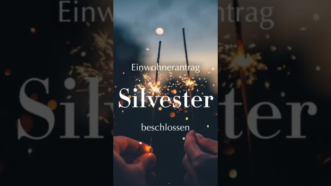 Silvester ist mehr als böllern